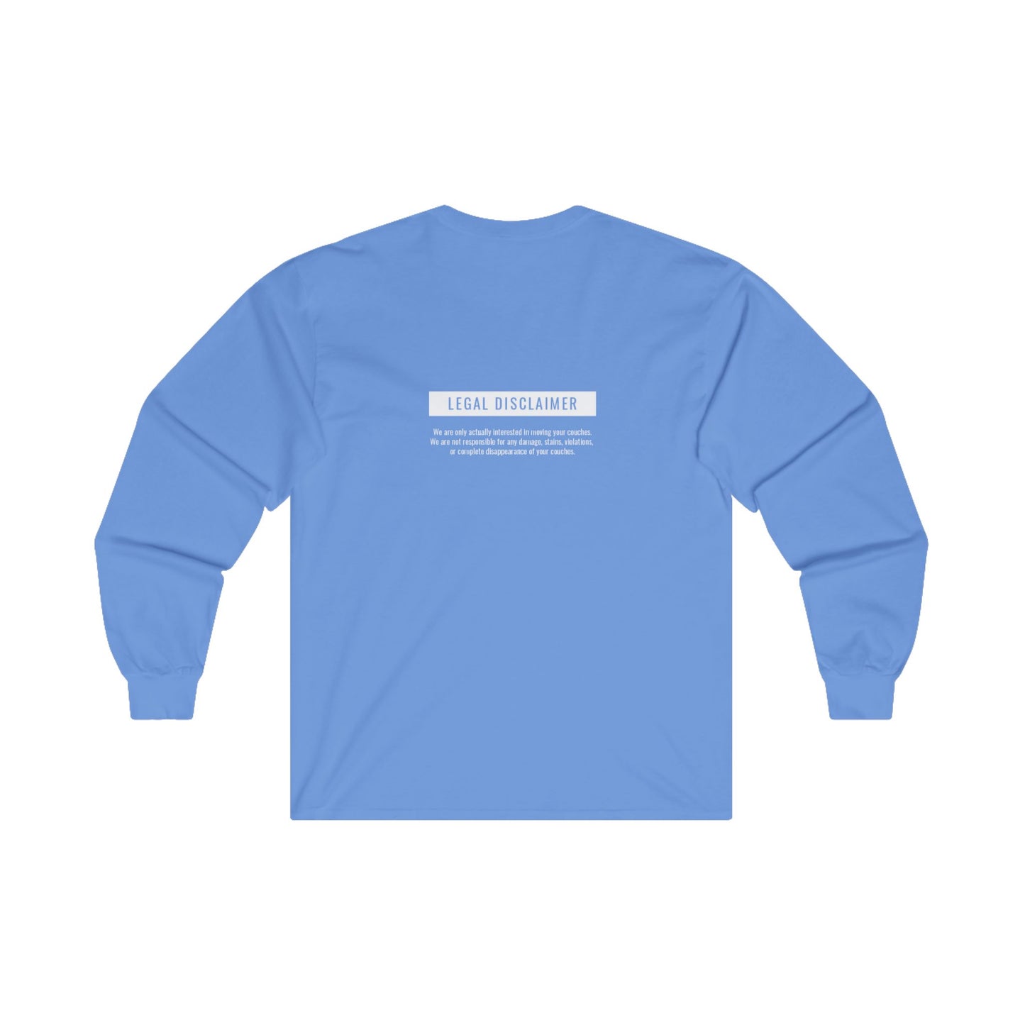 JD Vance Couch Tshirt, Unisex Ultra Cotton, Long Sleeve, Front and Back Print, Multiple Colors