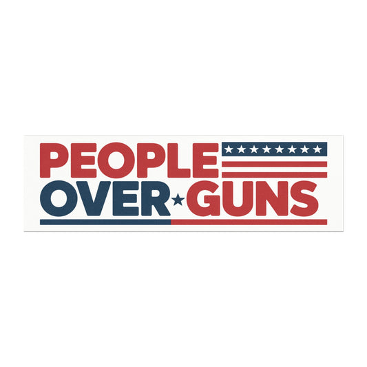 People Over Guns Magnet, Gun Laws Bumper Magnet, Gun Safety Bumper Magnet, Gun Reform Bumper Magnet, Free Shipping