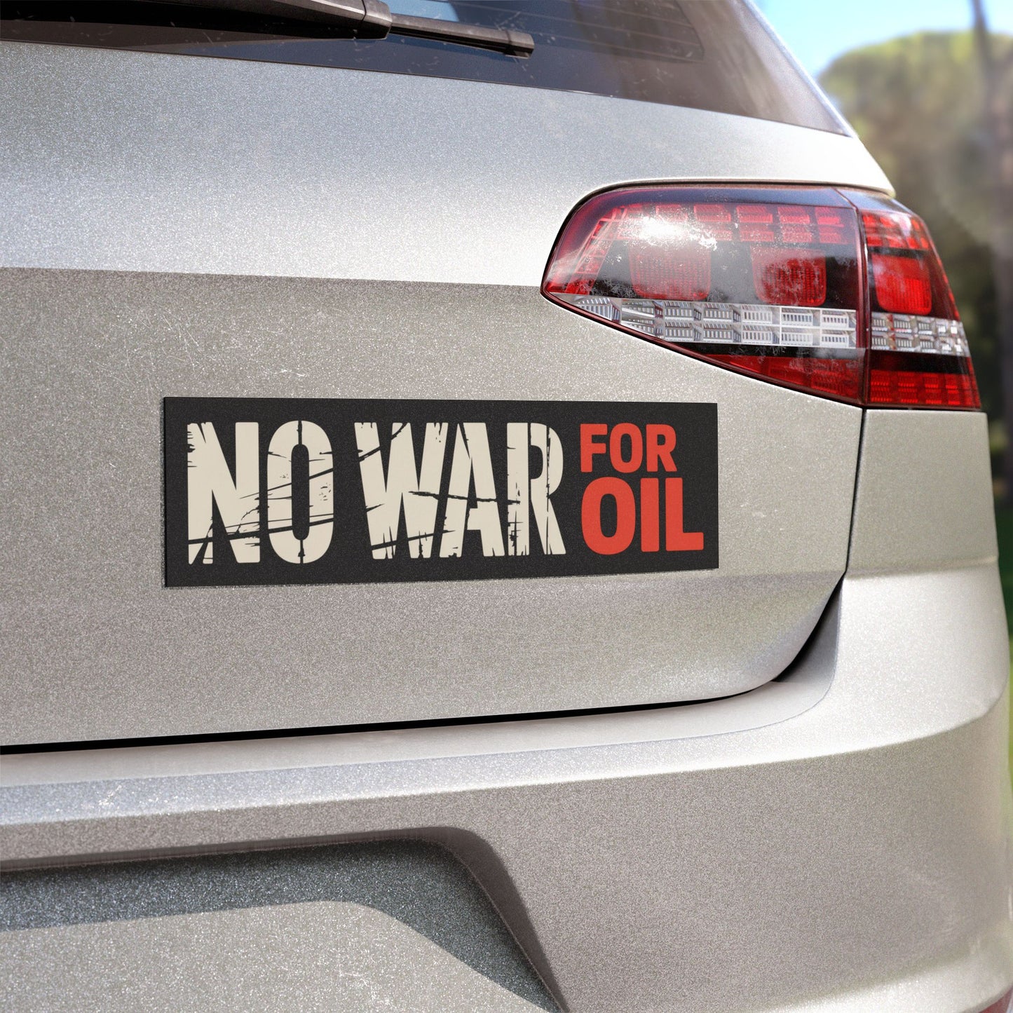 No War for Oil Car Magnet, Anti Trump Magnet, Custom Magnet, Political Magnet, Magnet for Car, Bumper Magnet