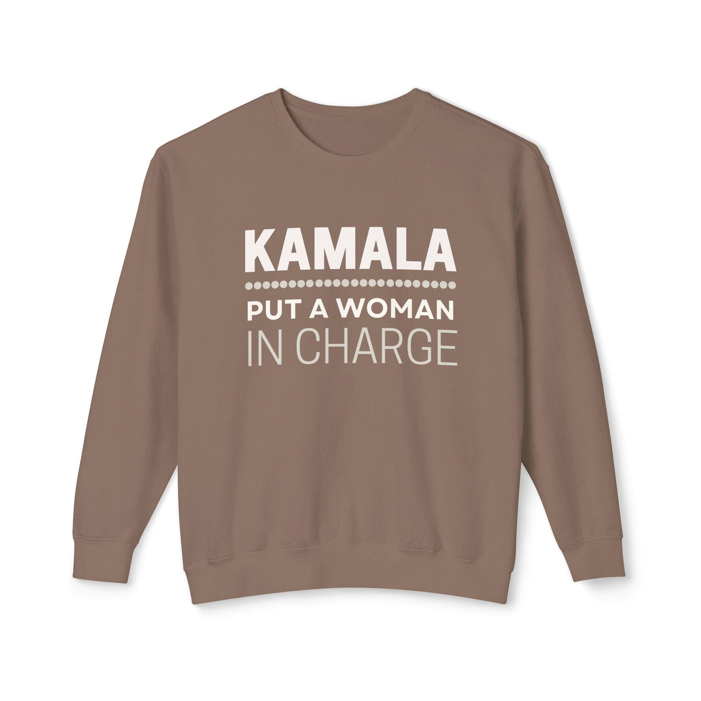 Kamala Harris Sweatshirt, Put a Woman in Charge, Soft, Relaxed Style, Fall Colors