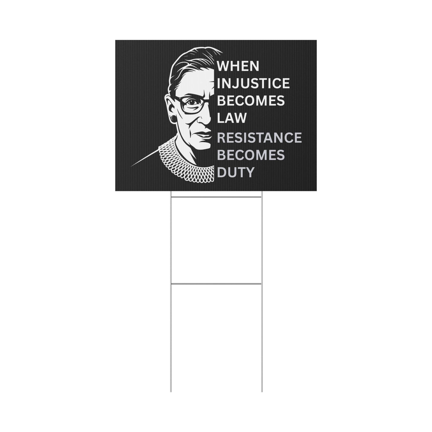 Supreme Court Yard Sign, Democracy Yard Sign, Anti Trump Yard Sign, Political Yard Sign, Print on Both Sides, Multiple Sizes