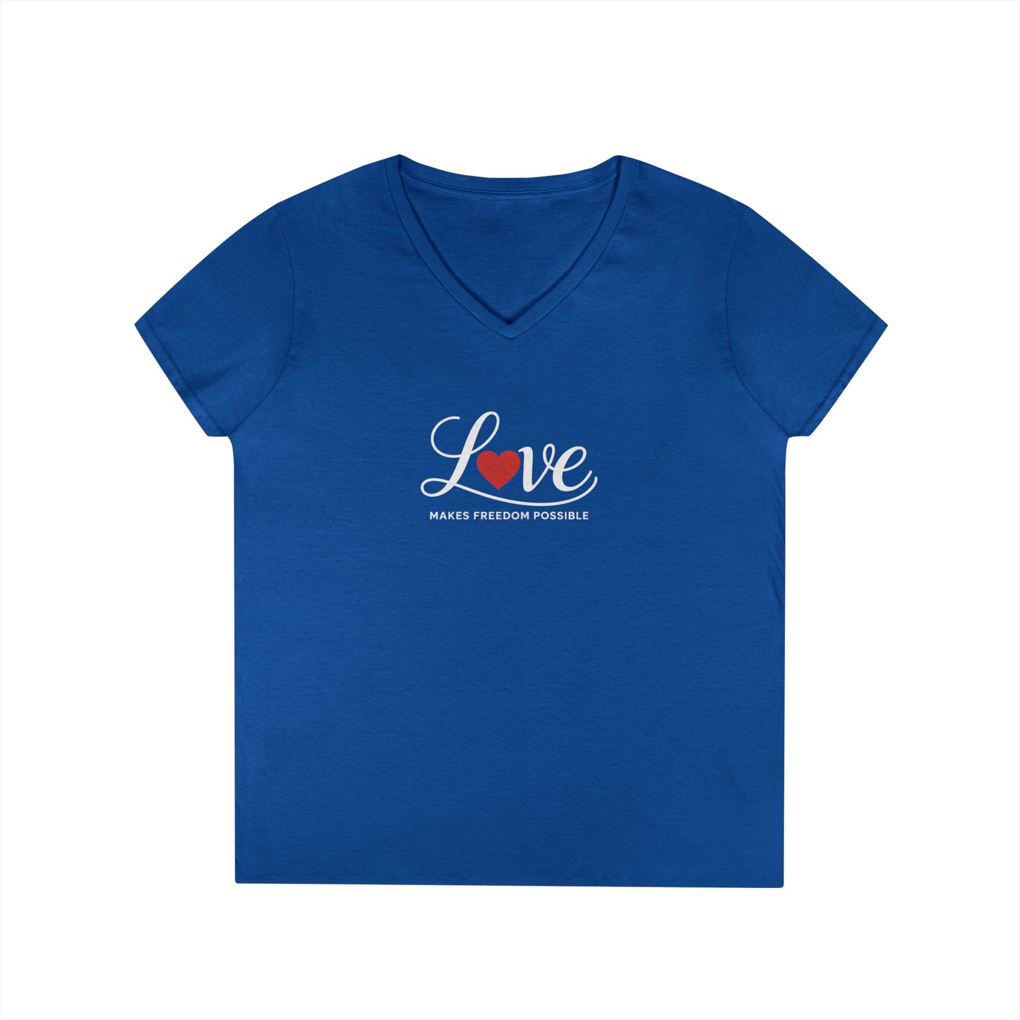 Love Makes Freedom Possible T-Shirt | Inspirational Civic Love Message | Unisex Style | Multiple Colors