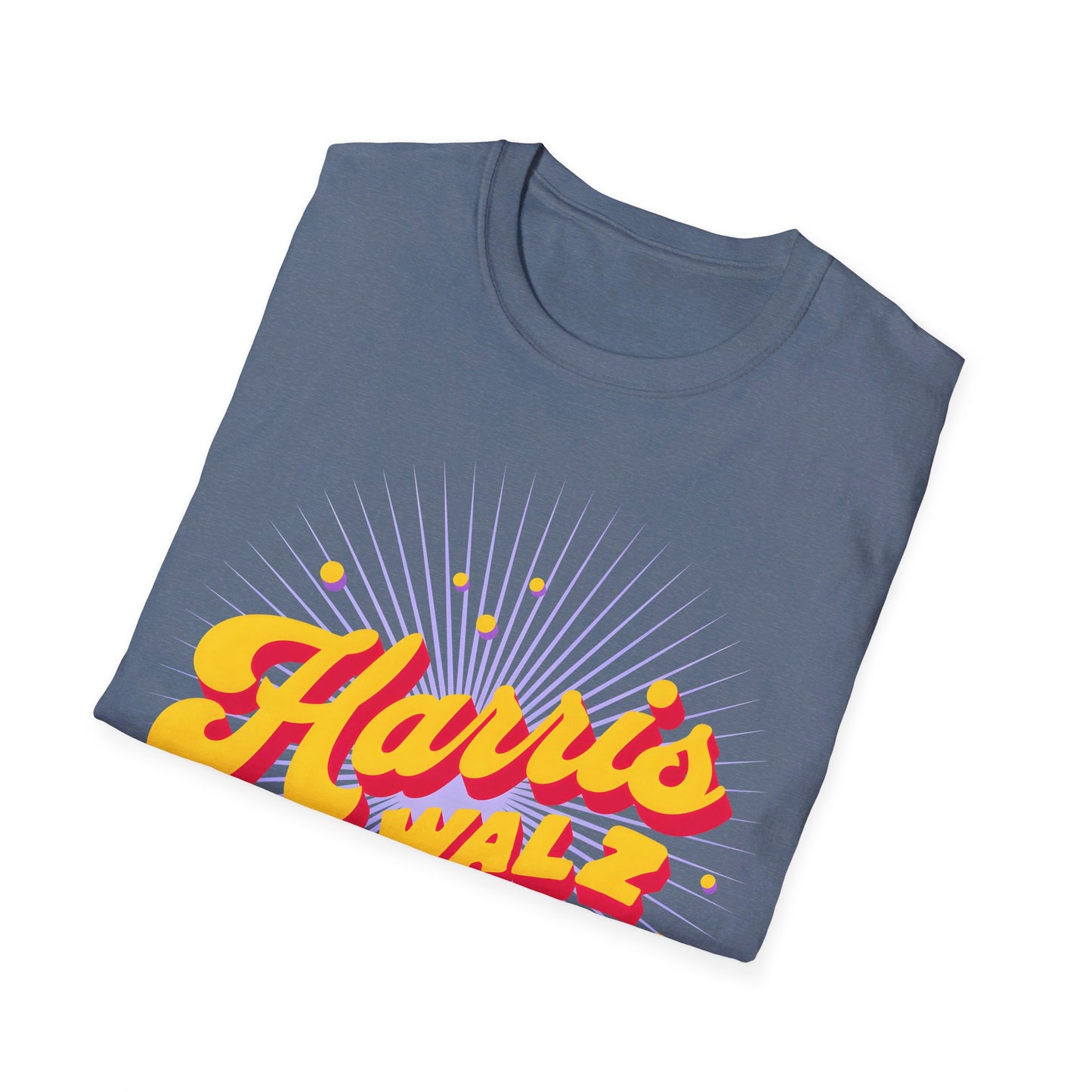 Harris Walz Retro Shirt - Soft, Unisex Style, Multiple Colors, Free Shipping