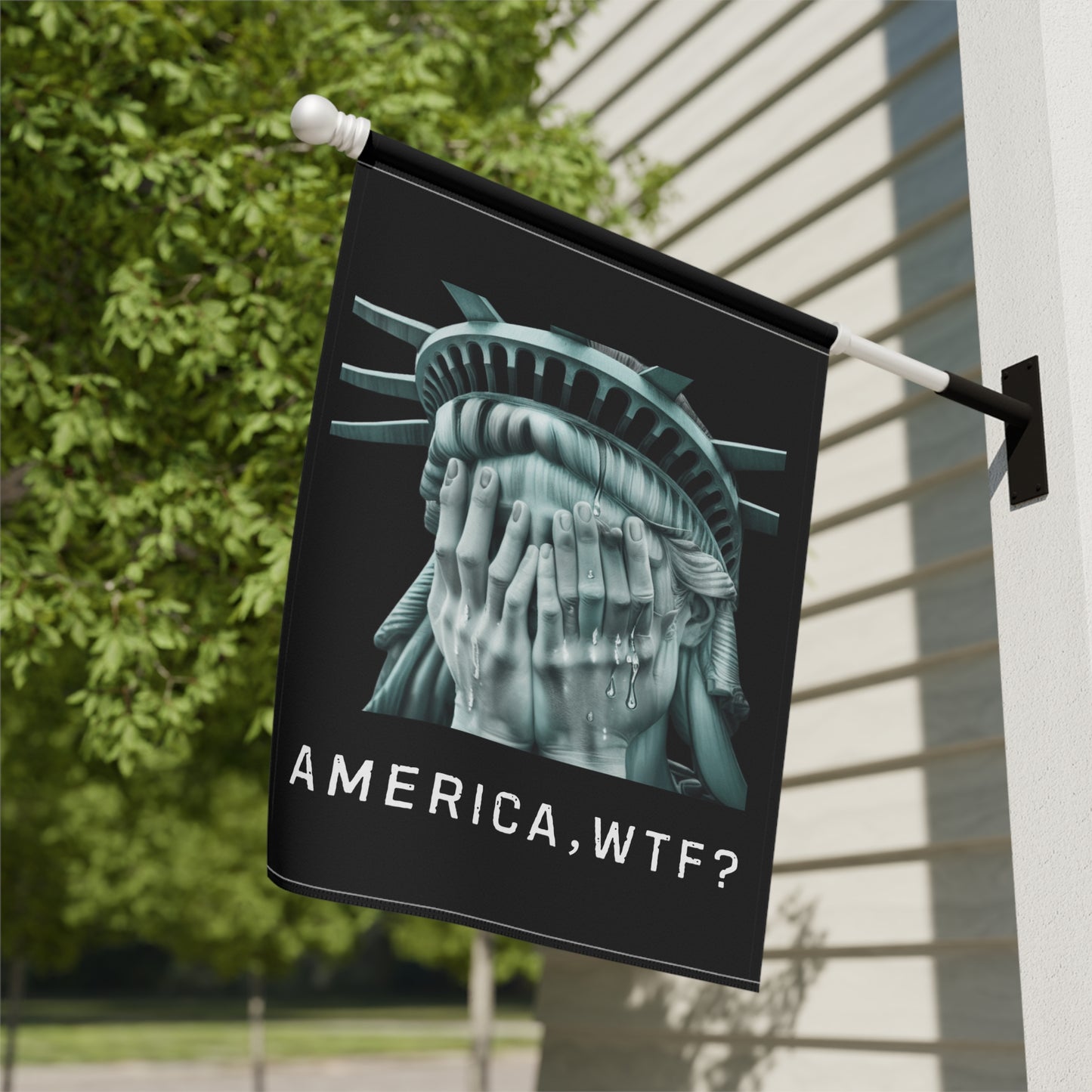 Anti Trump Flag, America WTF Flag