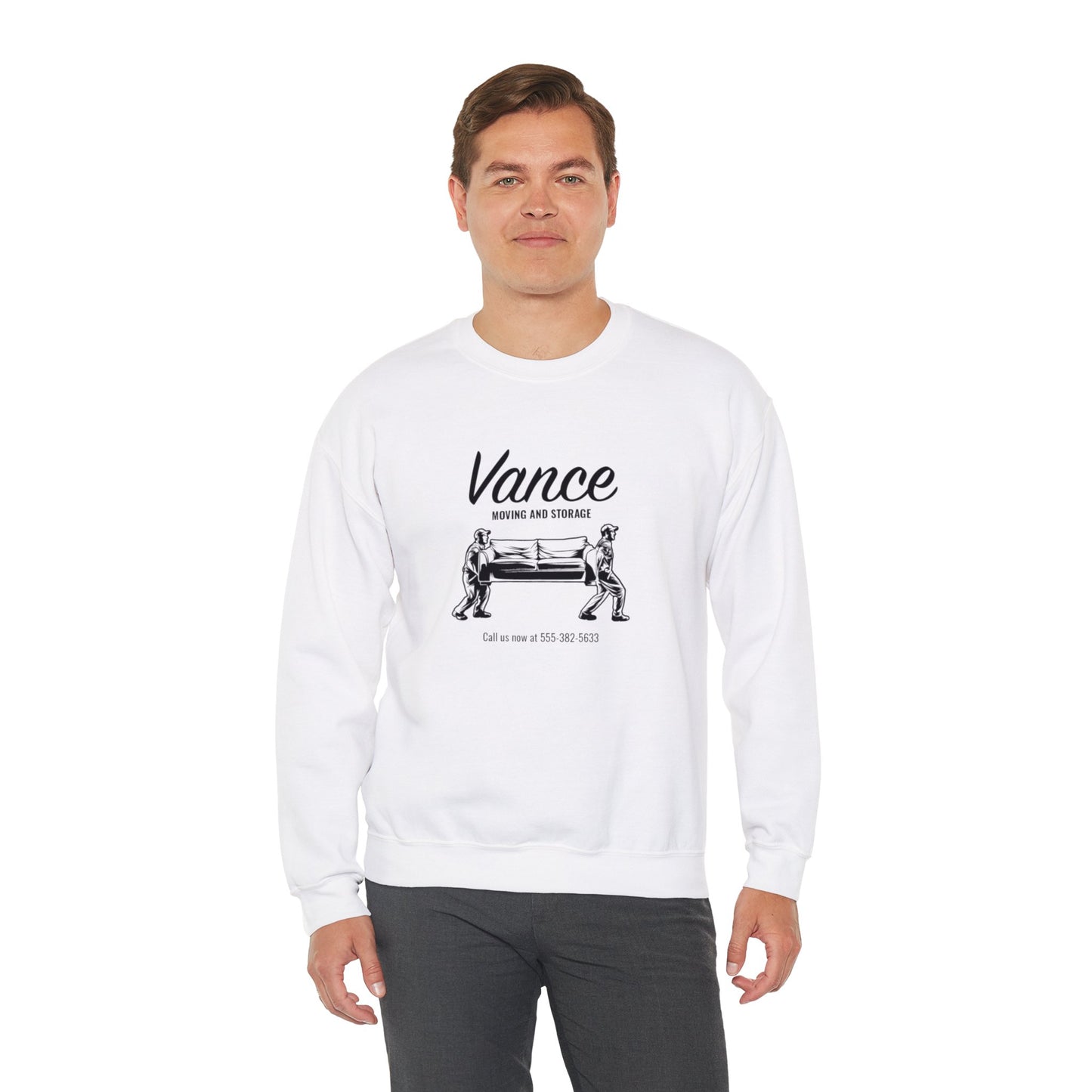 JD Vance Couch Sweatshirt, Unisex, Crewneck, Front and Back Print, Multiple Colors,