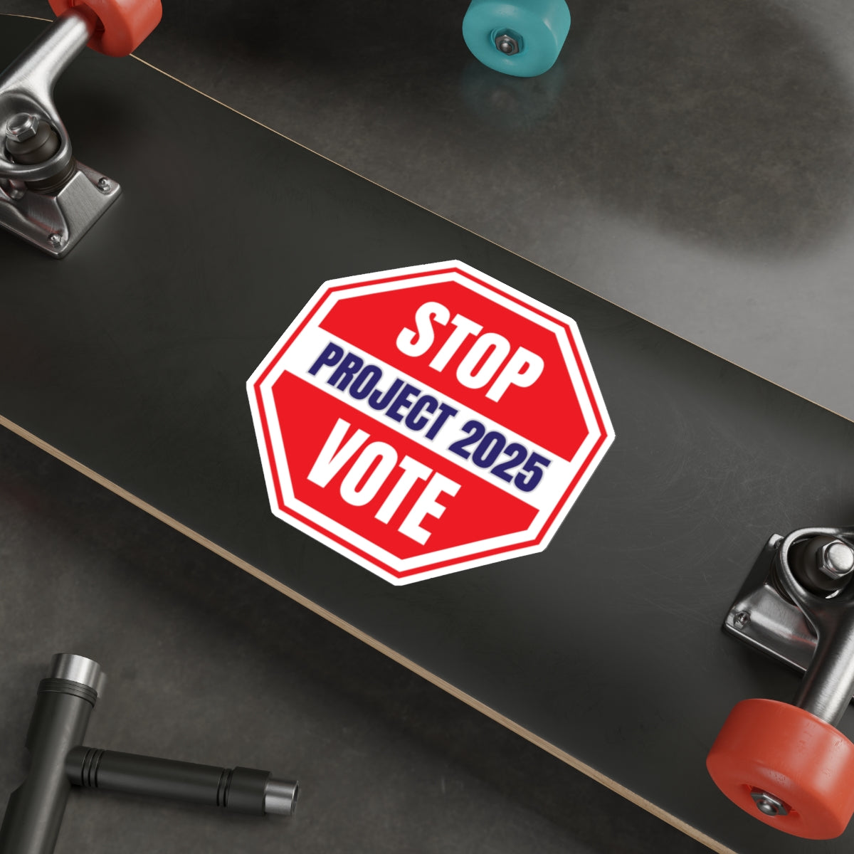 Stop Project 2025 Indoor/Outdoor Sticker, Free Shipping, Multiple Sizes, Election Sticker