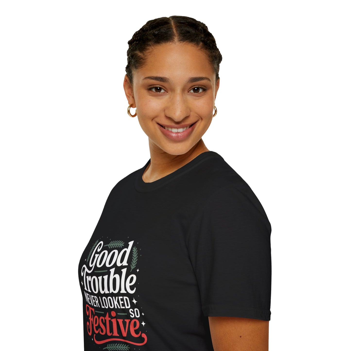 Good Trouble Never Looked So Festive Tshirt, Merry Resistmas Shirt, Holiday Tshirt, Holiday Shirt, Christmas Tshirt, Christmas Shirt