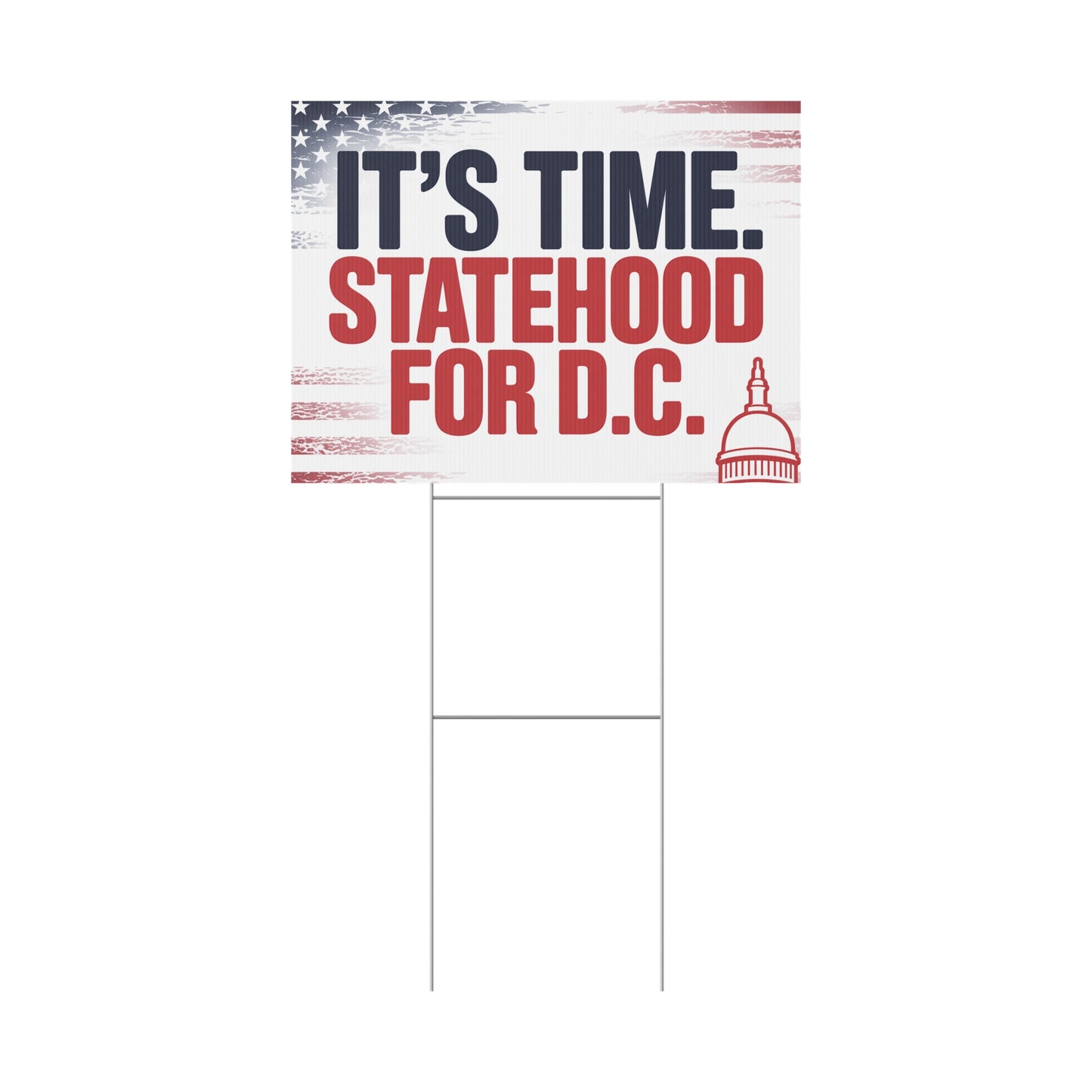 Statehood for DC Yard Sign, Trump Takeover Signs, Free DC Sign, Hands Off Signs, Anti Trump Yard Signs, Resistance Yard Signs