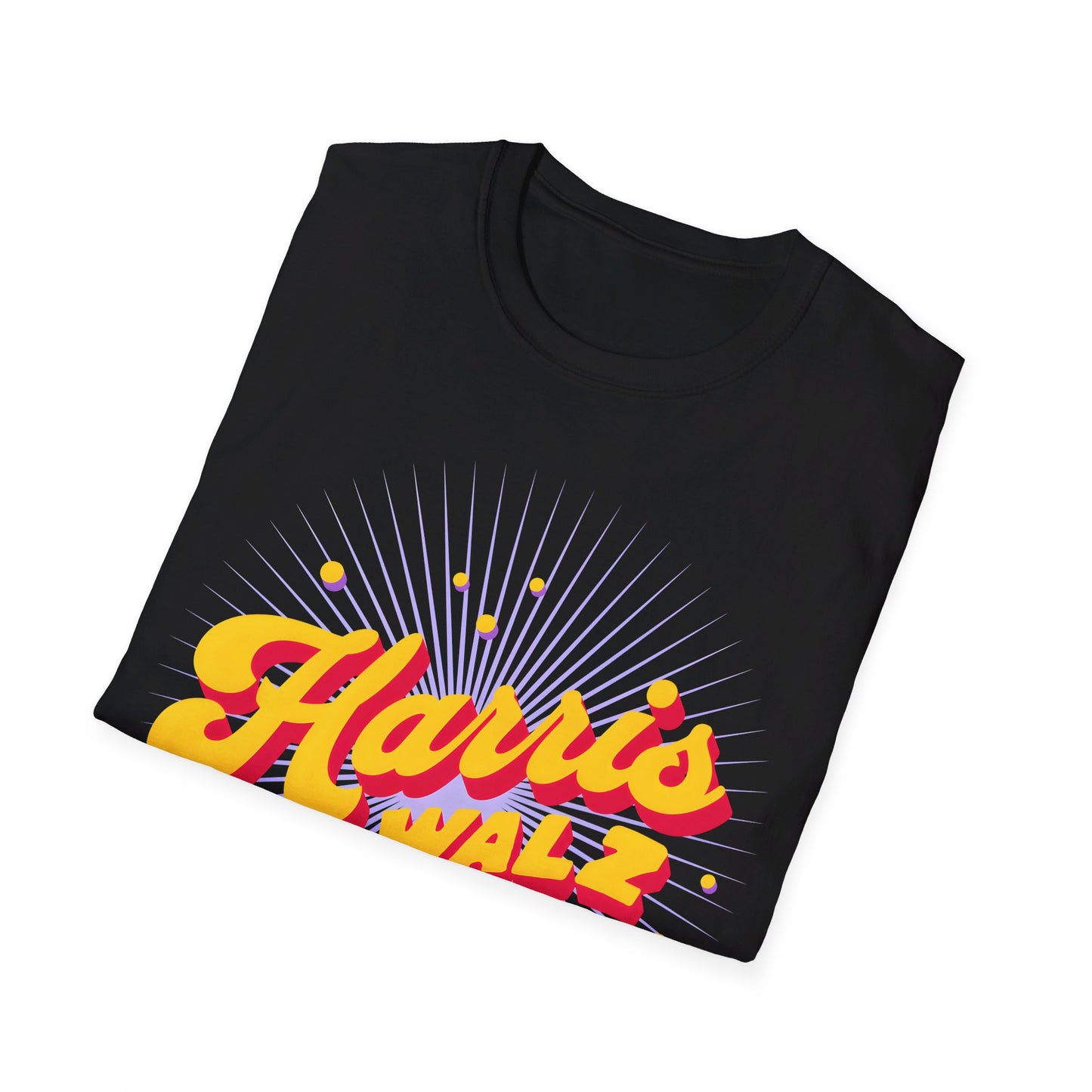 Harris Walz Retro Shirt - Soft, Unisex Style, Multiple Colors, Free Shipping