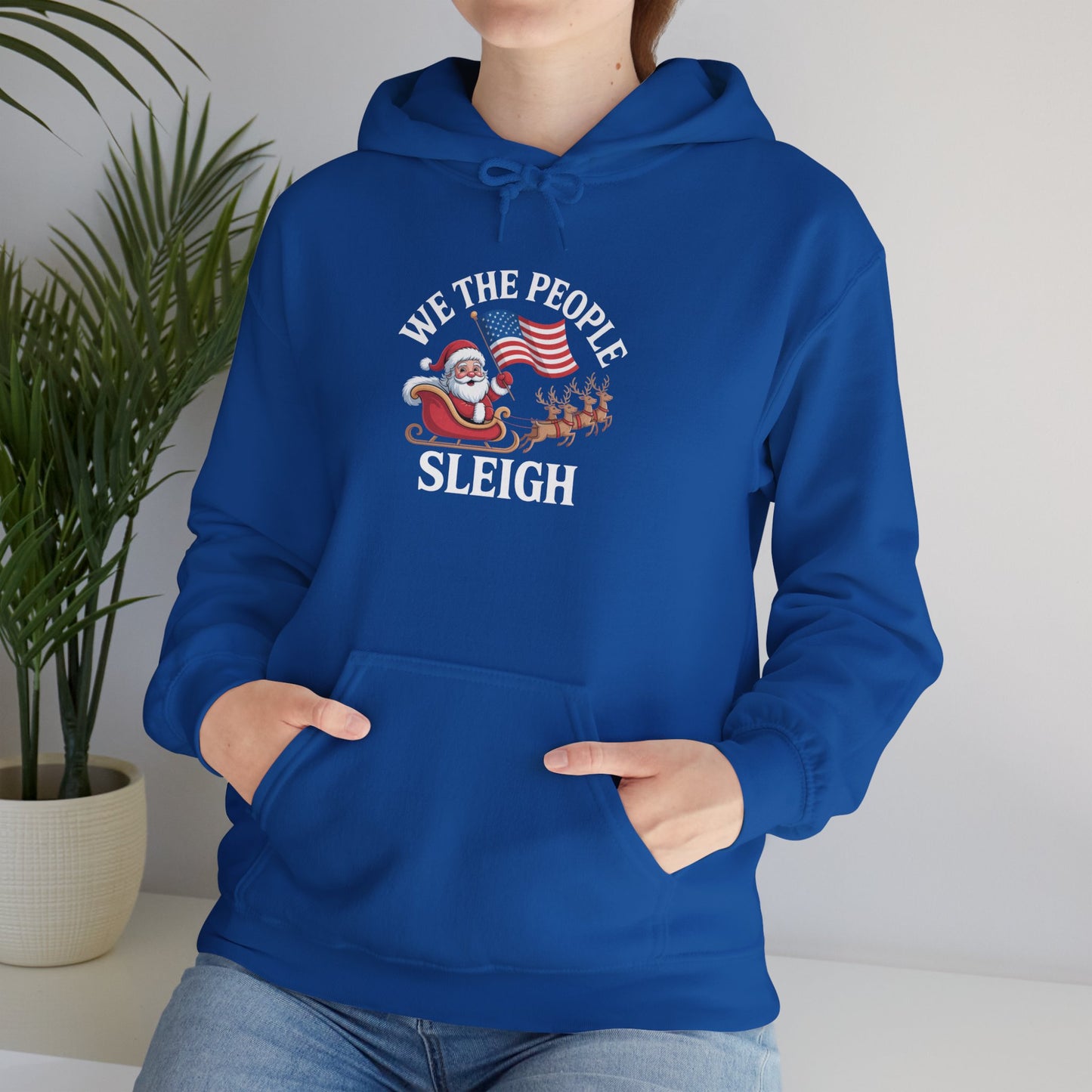 We the People Sleigh Hoodie, Merry Resistmas Hoodie, Holiday Hoodie, Christmas Hoodie, Resistance Hoodie, Multiple Colors, Free Shipping