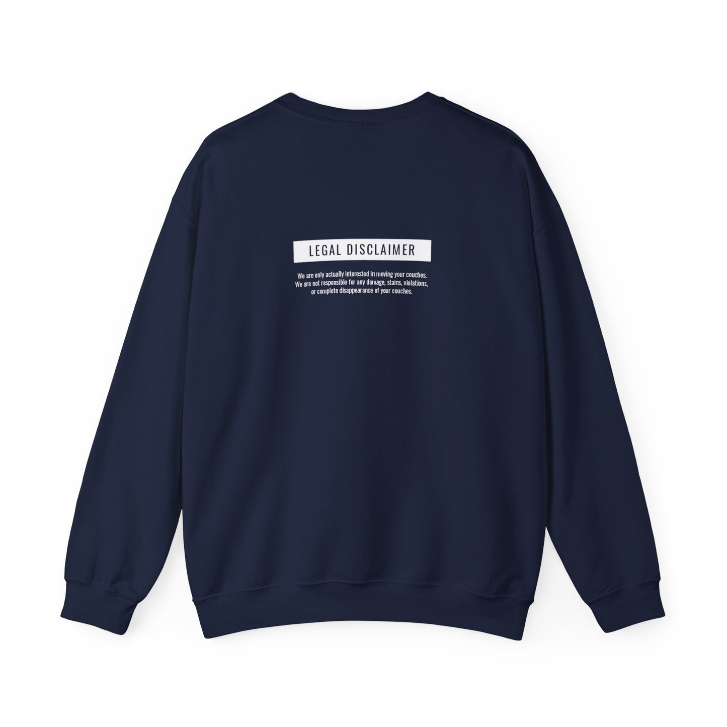 JD Vance Couch Sweatshirt, Unisex, Crewneck, Front and Back Print, Multiple Colors,