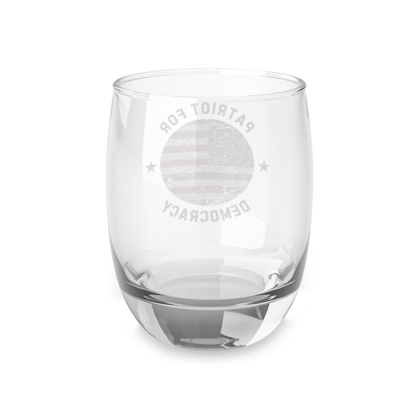 Election Day Drinking Glass, Patriot for Democracy, Whiskey Glass