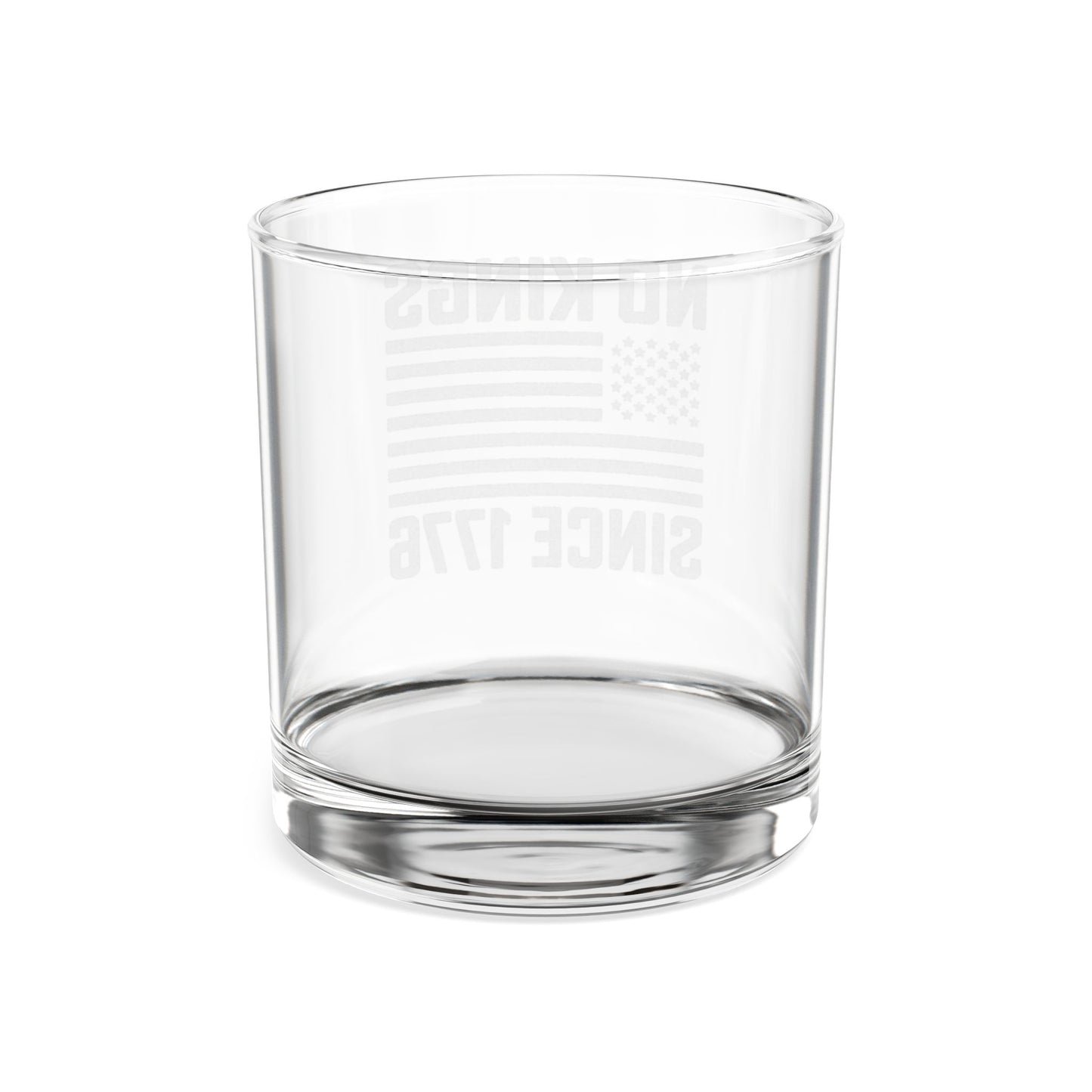No Kings Engraved Whiskey Glass, No Kings Gifts, Anti Trump Gifts, Patriotic Gifts, 10.5 oz, Unique Political Gift, Democracy Gift