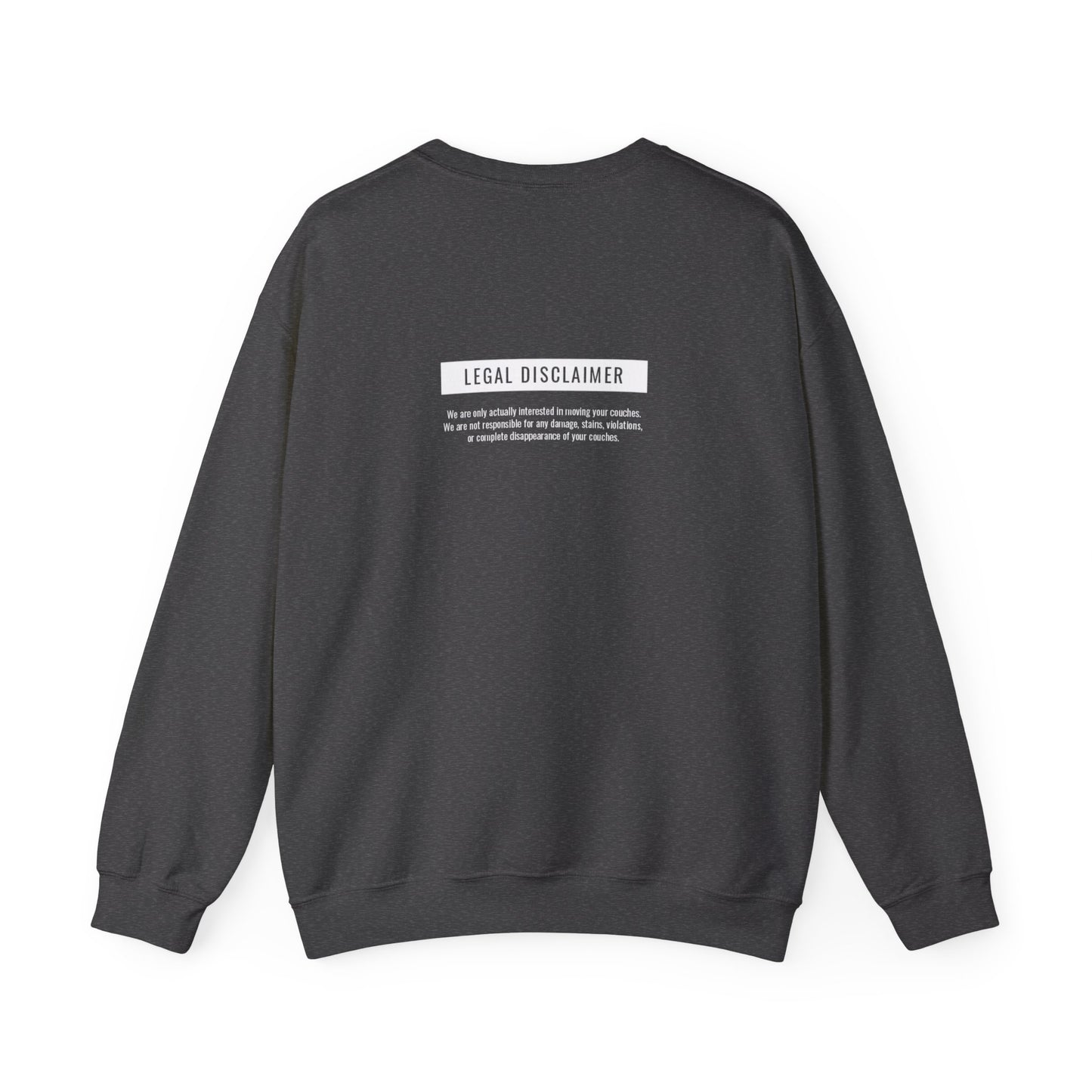 JD Vance Couch Sweatshirt, Unisex, Crewneck, Front and Back Print, Multiple Colors,