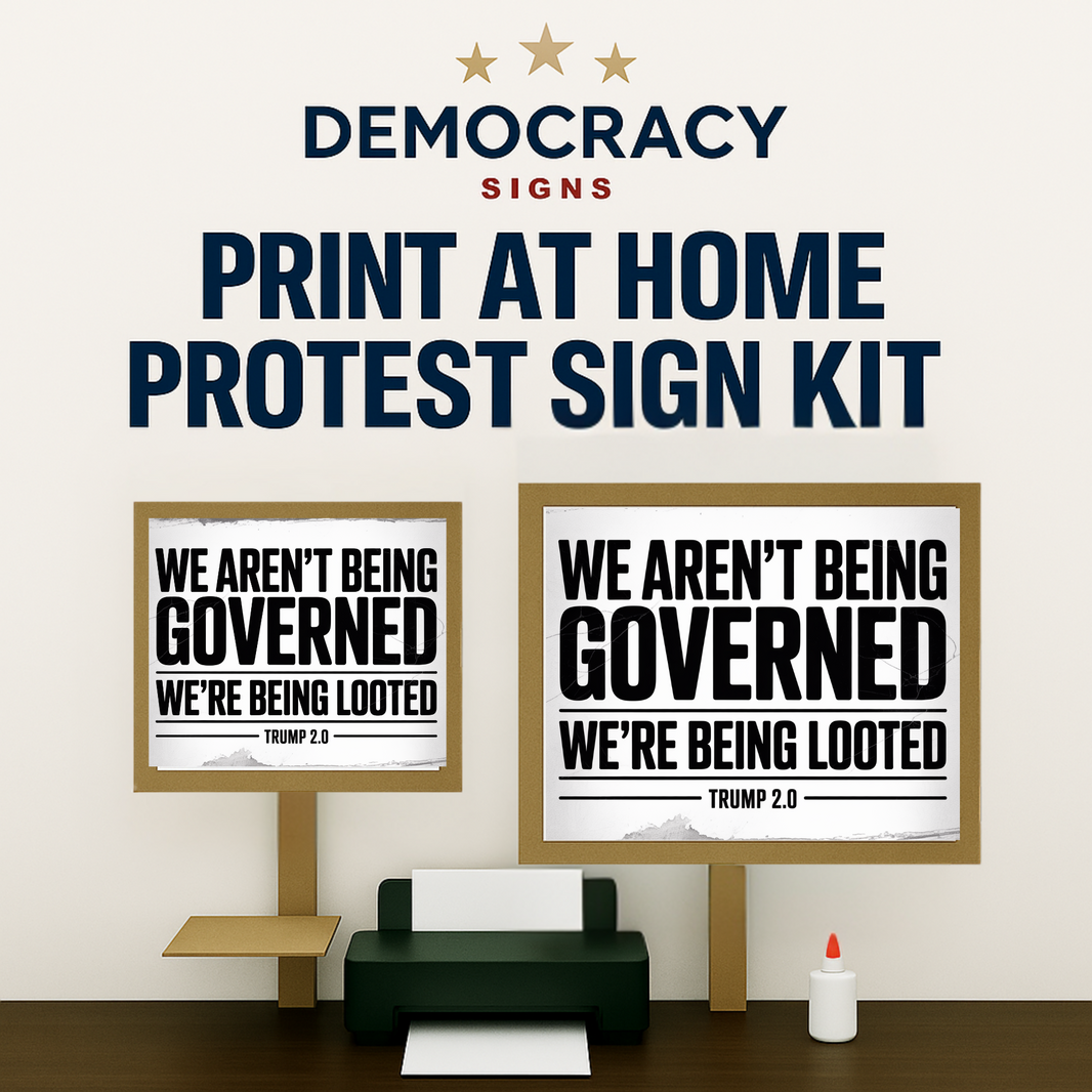 Anti Prius Sign Free Protest Signs - Free Anti Trump Protest Signs – Democracy Signs
