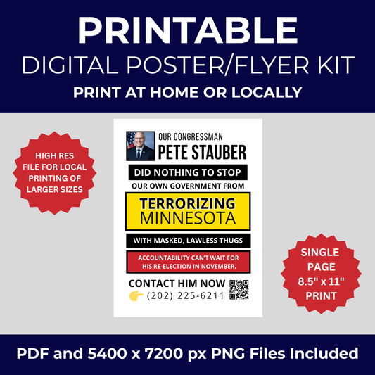 Minnesota Representative Pete Stauber Poster - FREE DOWNLOAD