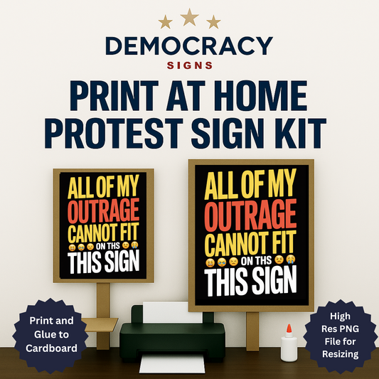 FREE Protest Signs, No Kings Protest Signs, Anti Trump Protest Signs, Printable Protest Signs