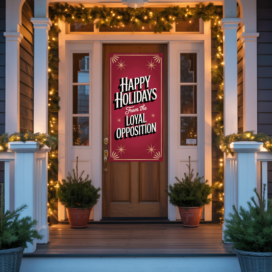 Funny Anti Trump Christmas Door Sign, Christmas Door Decor, Holiday Door Sign, Holiday Door Decor