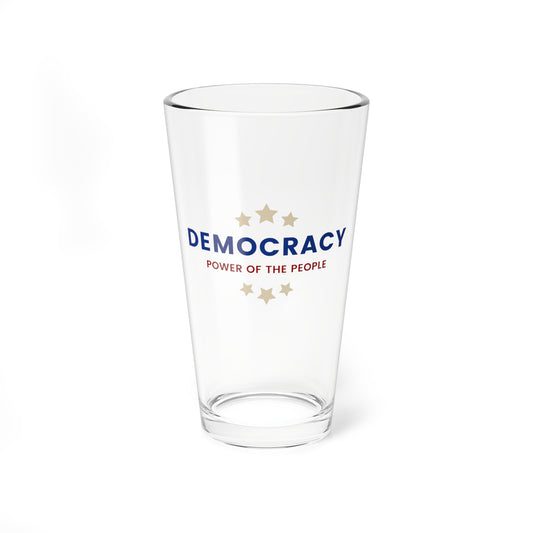 Election Day Drinking Glass, 16 oz., Democracy Power of the People