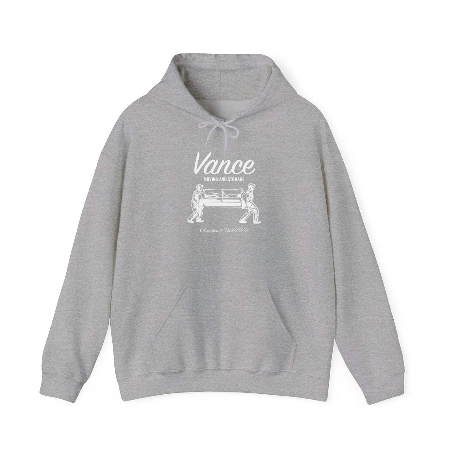 JD Vance Couch Unisex Hooded Sweatshirt, Front and Back Print, Multiple Colors