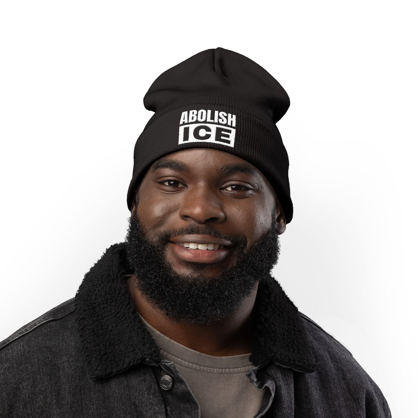 Abolish ICE Hat | Embroidered Knit Beanie | Anti ICE Hat | Abolish ICE Beanie | Multiple Colors