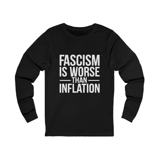 Fascism Is Worse Than Inflation Tshirt,  Fascism Tshirt, Anti Trump Tshirt, Democracy Shirt, Democracy Shirt, Free Shipping, Multiple Colors