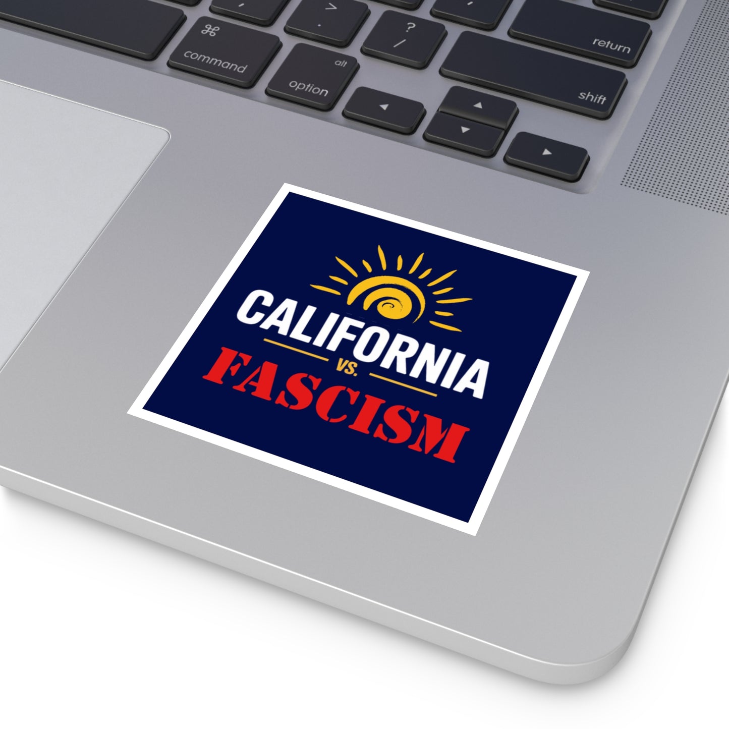 California vs. Fascism Sticker, Election Rigging Response Act Sticker, Prop 50 Sticker,  Indoor/Outdoor, Multiple Sizes