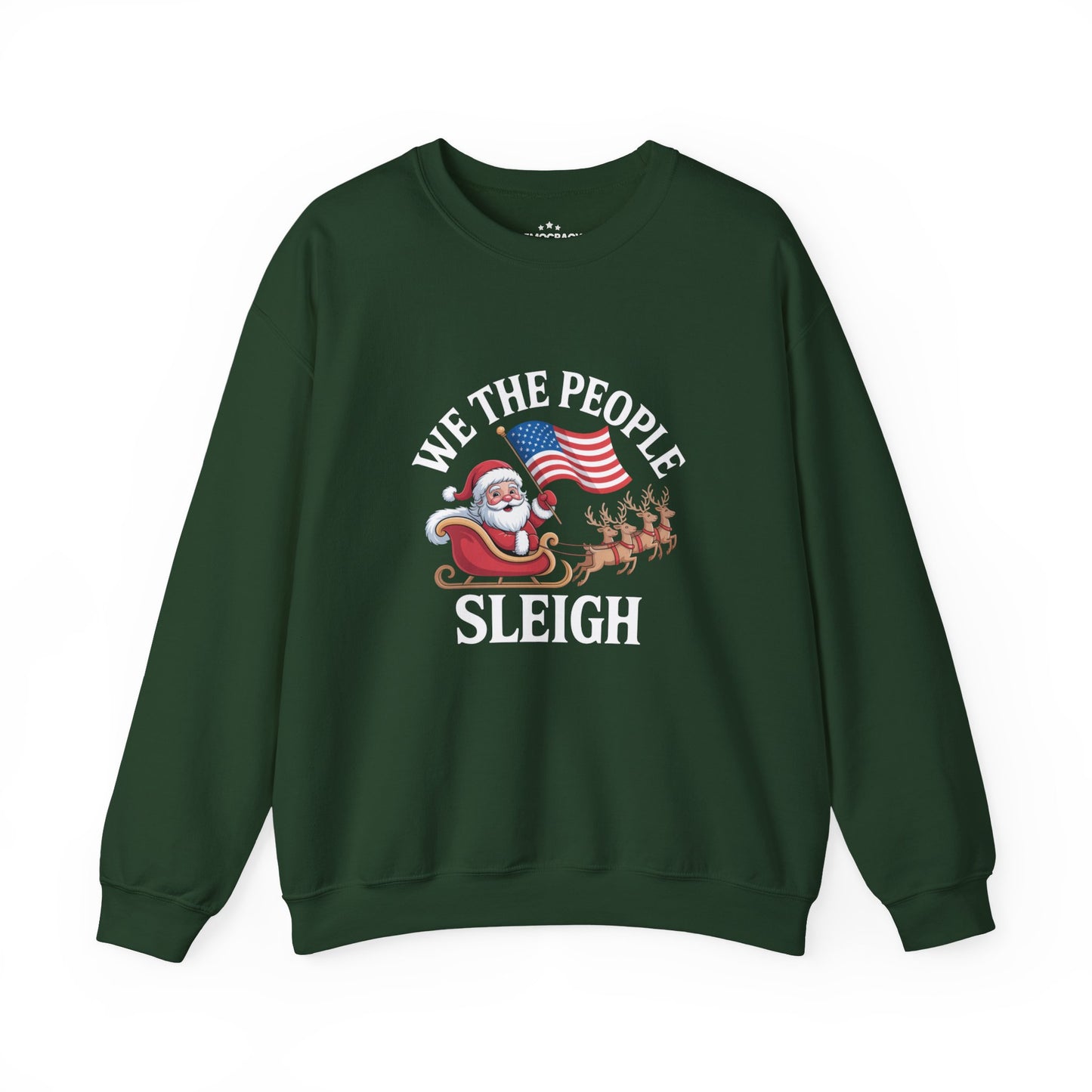 We the People Sleigh Sweatshirt, Merry Resistmas Sweatshirt, Holiday Sweatshirt, Christmas Sweatshirt, Unisex, Many Colors, Free Shipping