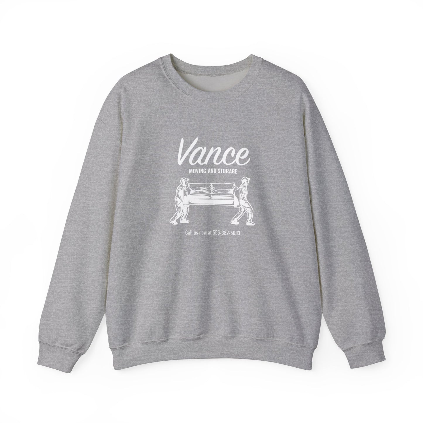 JD Vance Couch Sweatshirt, Unisex, Crewneck, Front and Back Print, Multiple Colors,