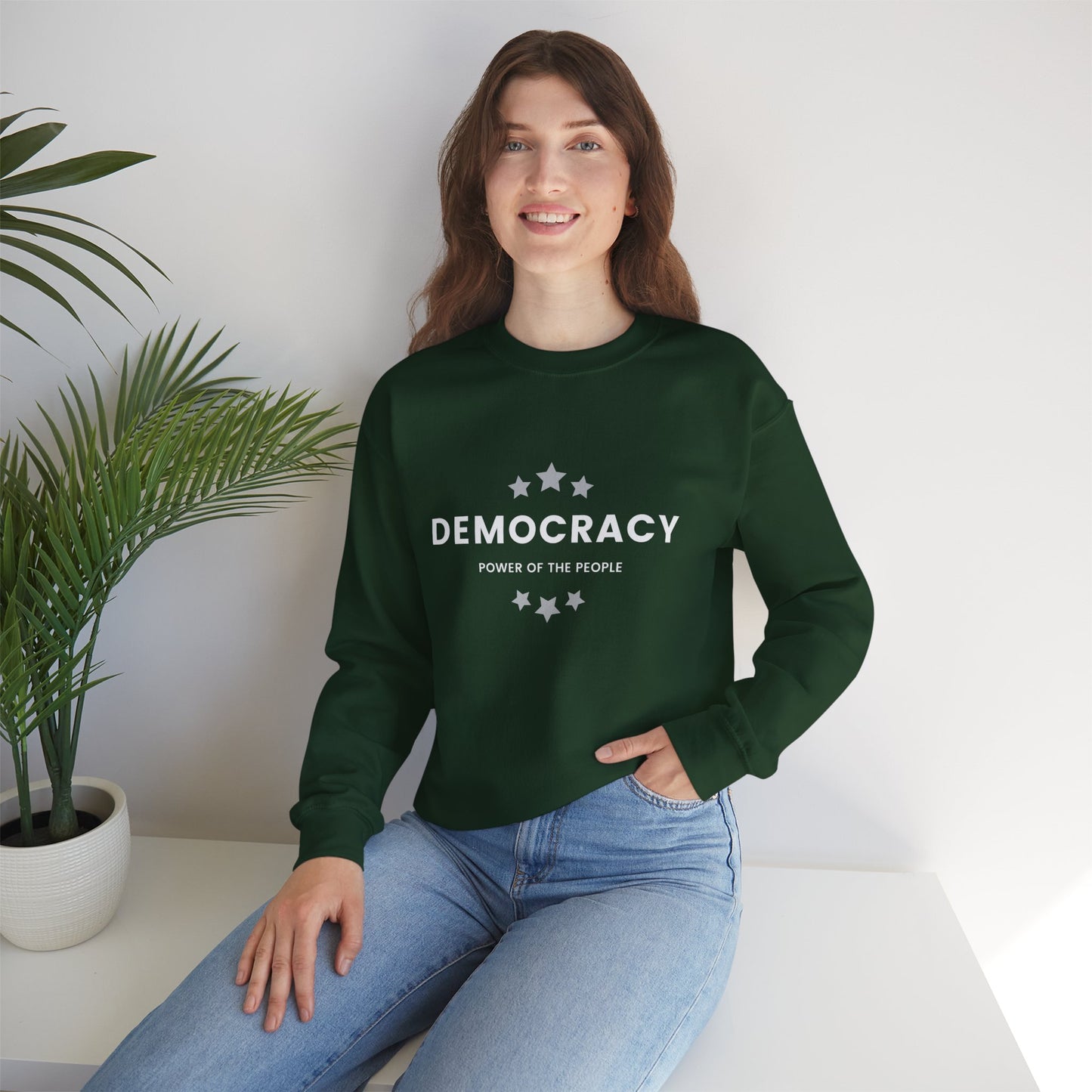 Democracy Sweatshirt, Power of the People, Multiple Colors