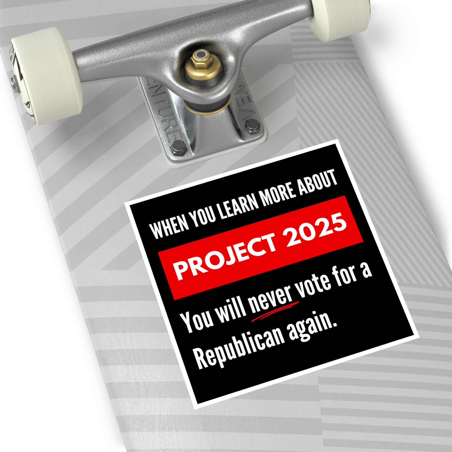 Project 2025 Sticker, Indoor/Outdoor Election Sticker, Political Sticker, Democracy Sticker, Anti Trump Sticker, Biden Sticker