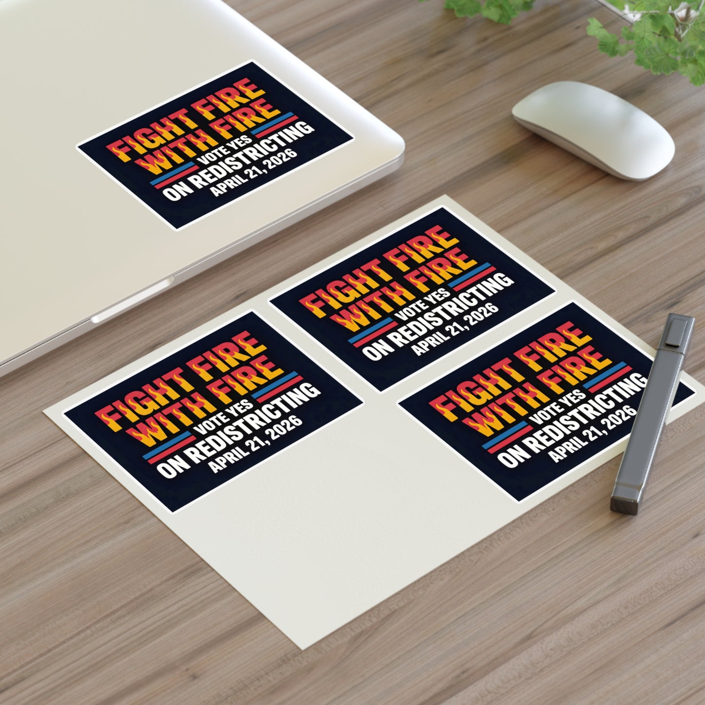 Virginia Redistricting Vote Yes Sticker Sheet | Virginia Special Election Stickers