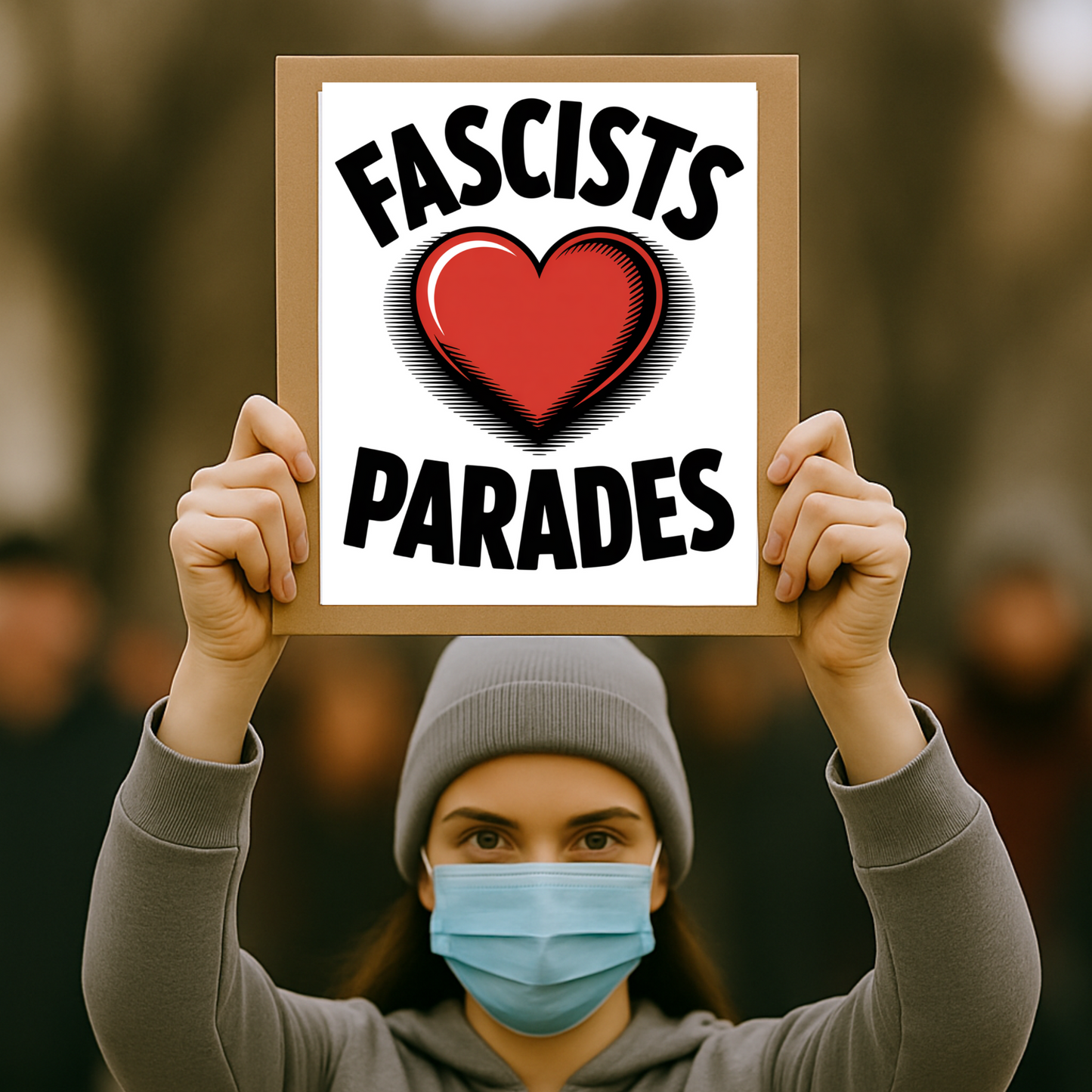 No Kings Protest Signs, Hands Off Protest Signs, 3 Signs Included, 8.5" x 11", Print at Home and Glue to Cardboard, Anti Trump Protest Signs