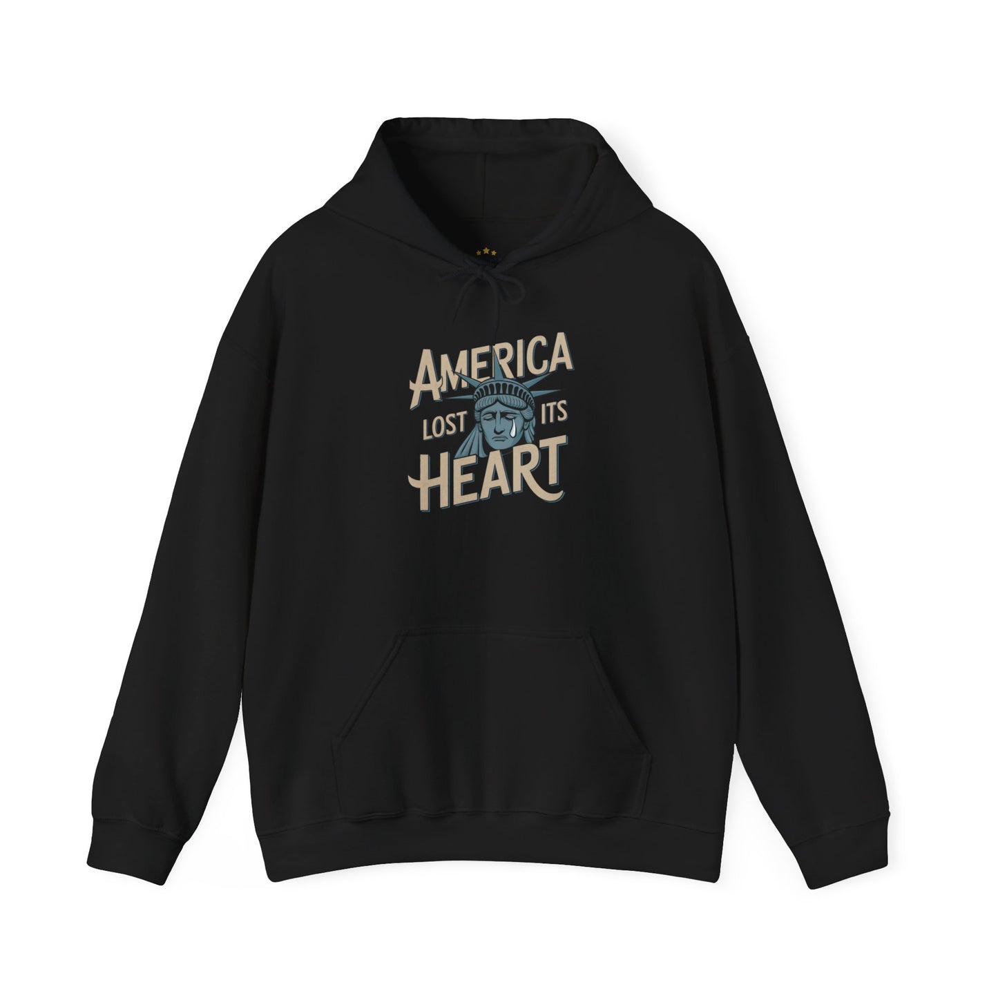 America Lost Its Heart Hoodie, Anti Trump Hoodie, Unisex Style, Free Shipping, America Hoodie, Lady Liberty Hoodie, Statue of Liberty Hoodie