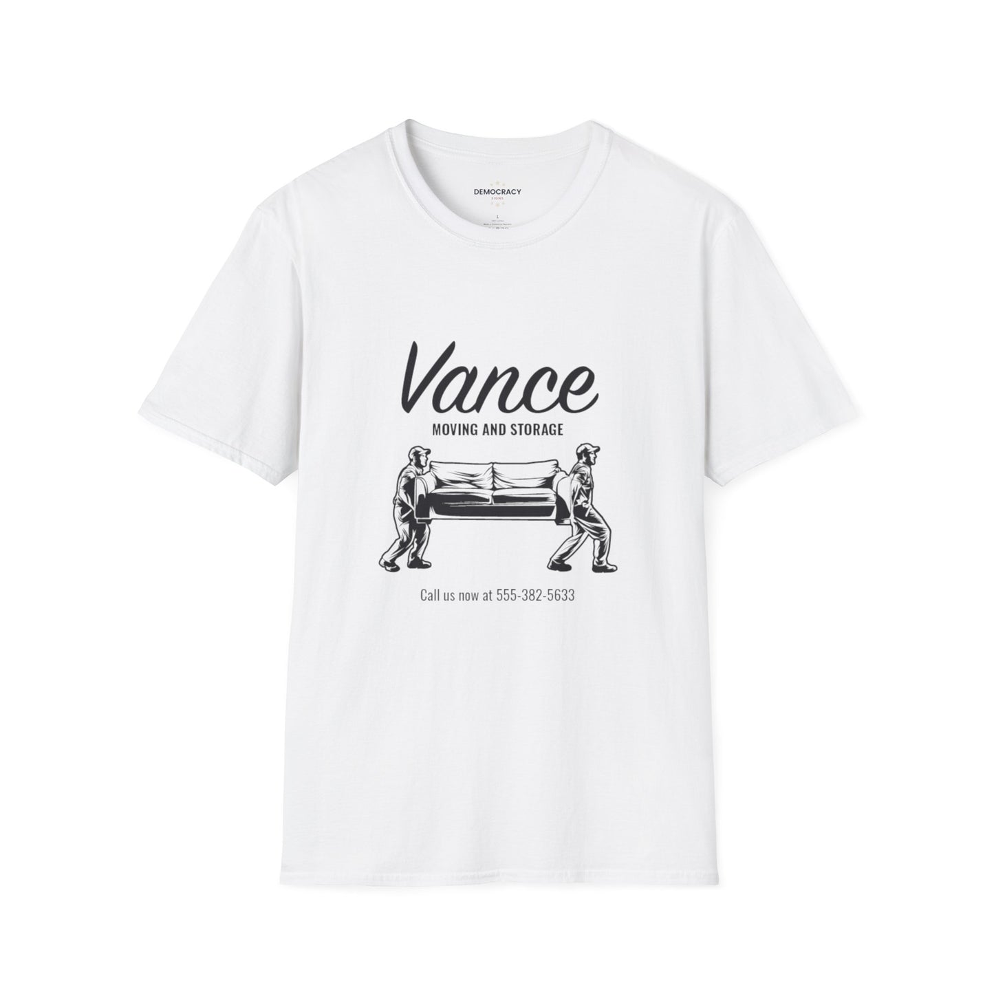 JD Vance Couch Shirt Soft, Unisex Style, Multiple Colors, Front and Back Print