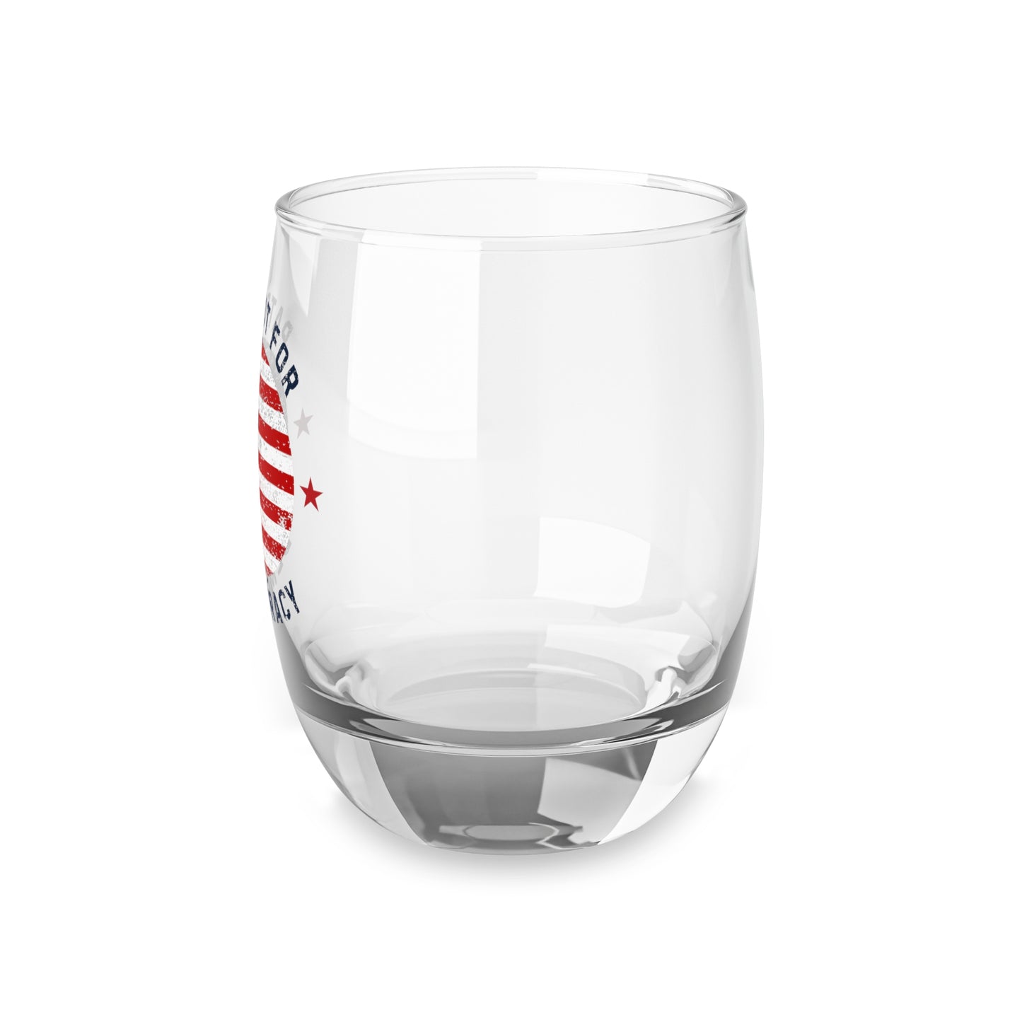 Election Day Drinking Glass, Patriot for Democracy, Whiskey Glass