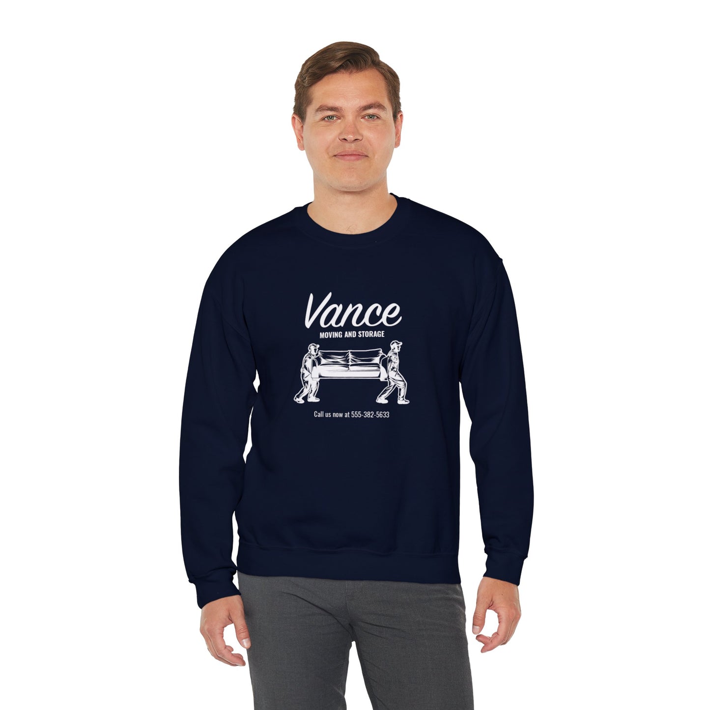 JD Vance Couch Sweatshirt, Unisex, Crewneck, Front and Back Print, Multiple Colors,