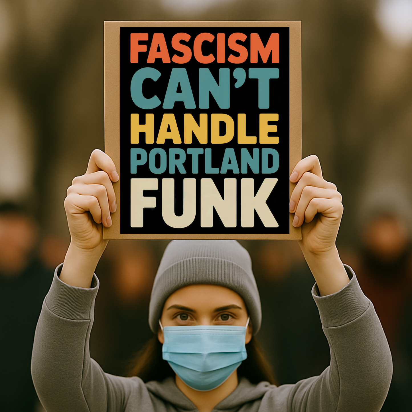 Portland Protest Signs, Printable Protest Sign Kit, All 3 Designs Included