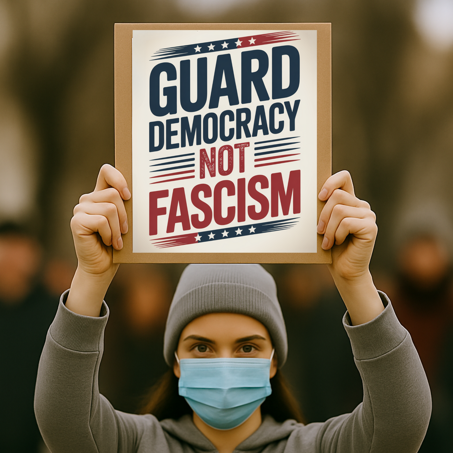 National Guard Protest Signs, Stop Trump Takeover Protest Signs, 3 Signs Included, High Res Printable Protest Signs, Anti Trump Protest Signs