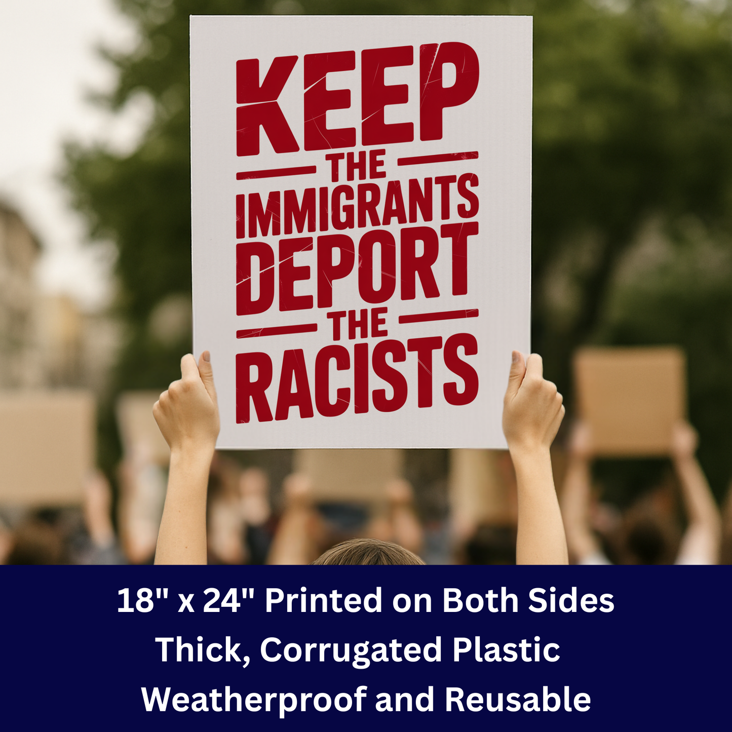 ICE Protest Signs – Wholesale Sign Packs - 18″× 24″ - High Profit Margin