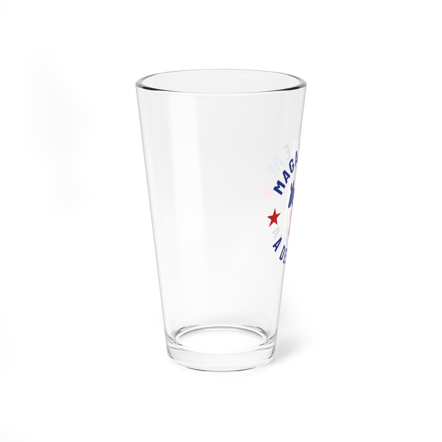 Election Day Drinking Glass, MAGA Made Me a Democrat