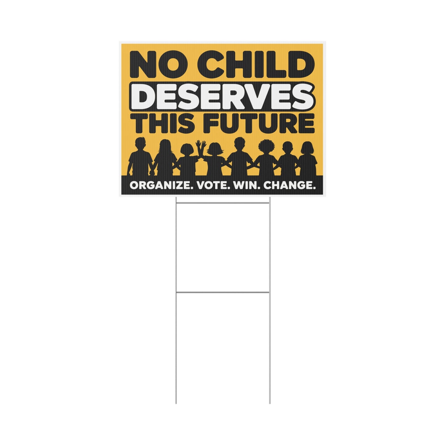 No Child Deserves This Future Yard Sign, Gun Reform Yard Sign, Gun Safety Yard Sign, Print on Both Sides