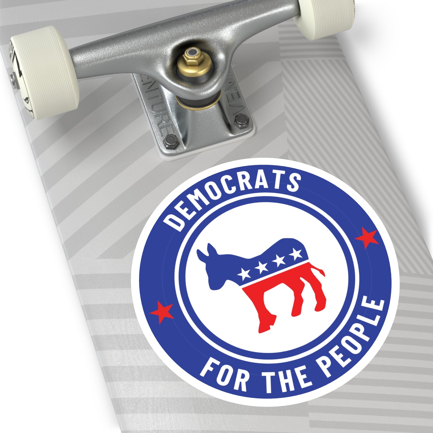 Democratic Party Sticker, Car Sticker, Laptop Sticker, Multiple Sizes, Free Shipping - ORIGINAL ARTWORK DESIGNER - Democracy Signs