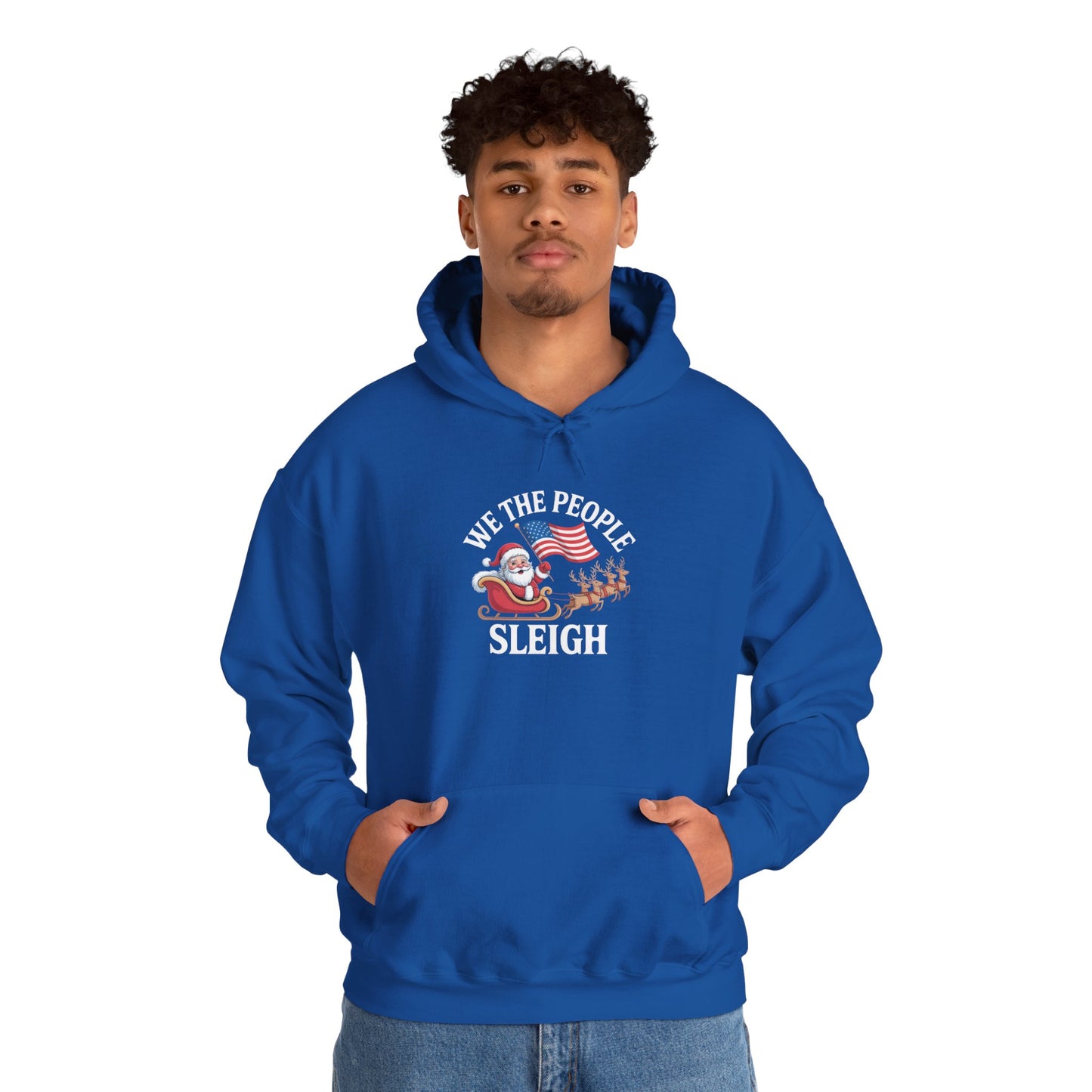 We the People Sleigh Hoodie, Merry Resistmas Hoodie, Holiday Hoodie, Christmas Hoodie, Resistance Hoodie, Multiple Colors, Free Shipping