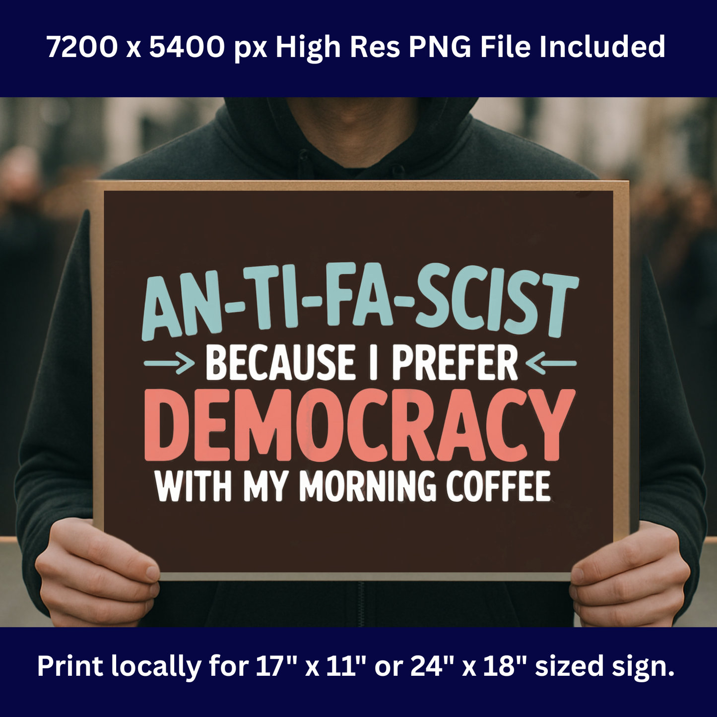 Portland Protest Sign, Funny Antifa Sign, Anti Trump Protest Sign, Protest Poster