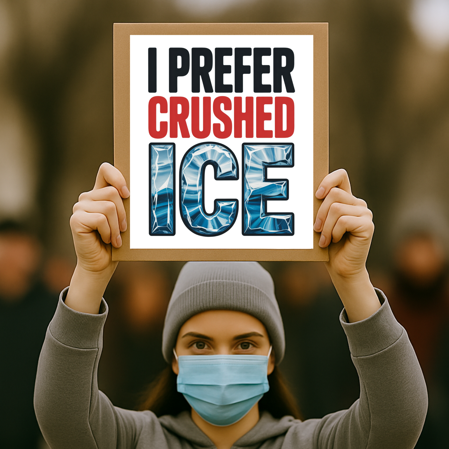 Ant ICE Protest Signs - Print at Home Protest Sign Kit, 3 Signs Included, 8.5" x 11", Print and Glue to Cardboard, Printable Protest Signs