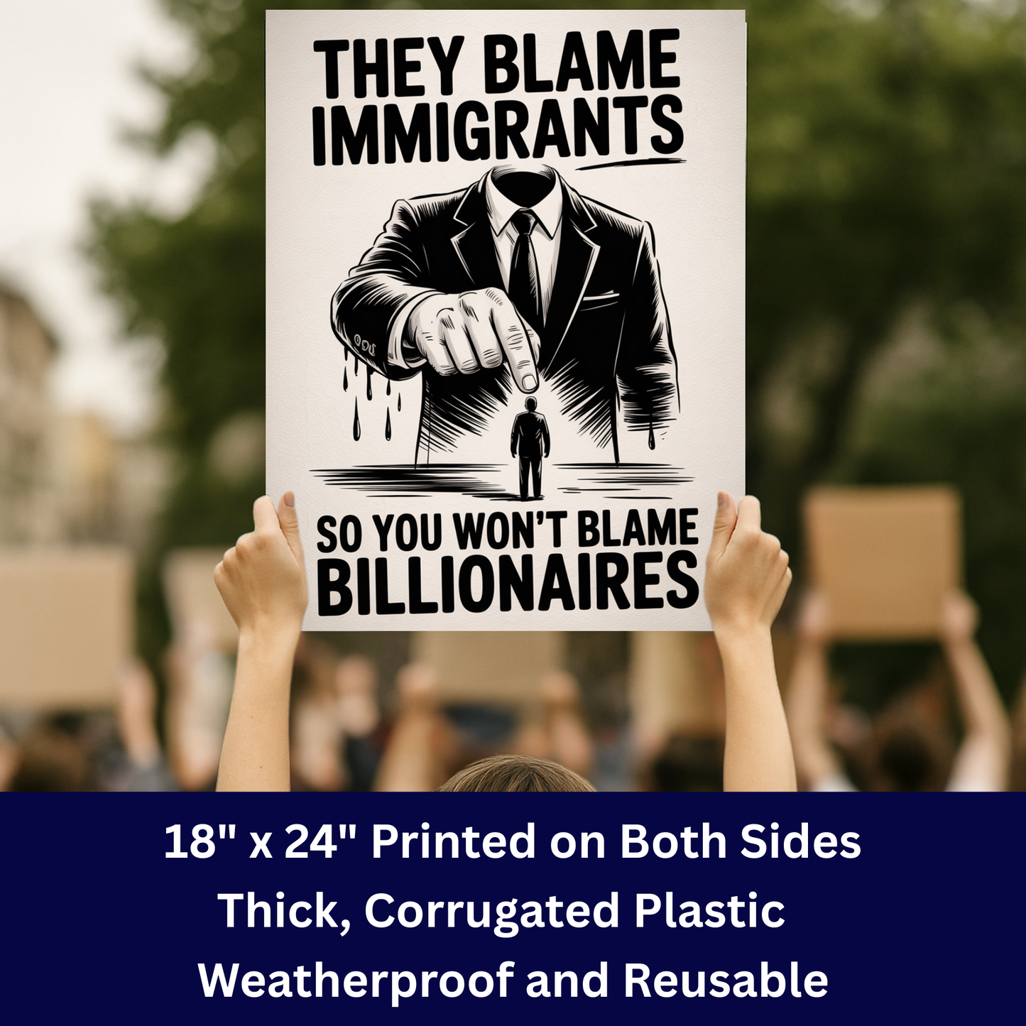 ICE Protest Signs – Wholesale Sign Packs - 18″× 24″ - High Profit Margin