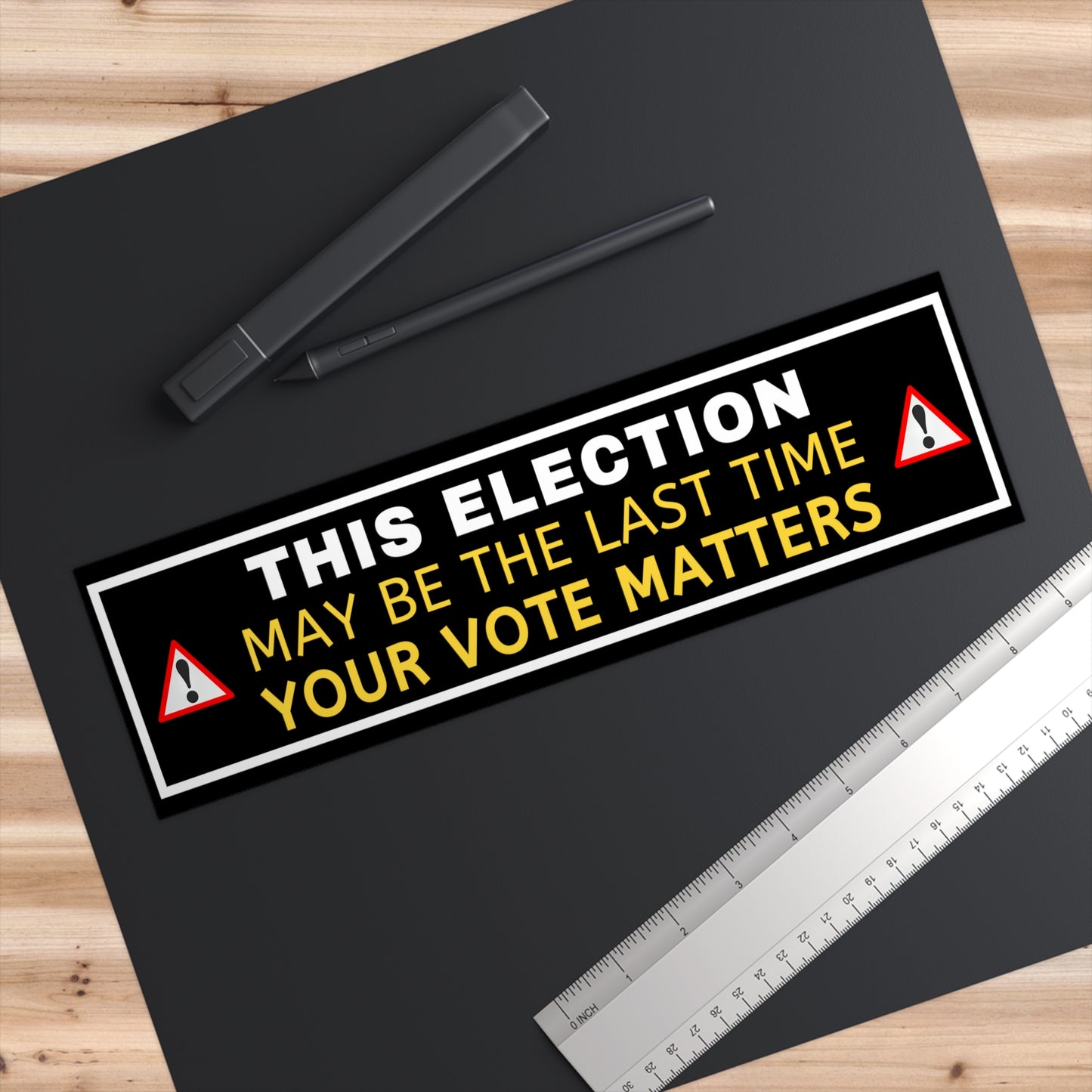 Democracy Bumper Sticker, Democracy Sticker, Your Vote Matters