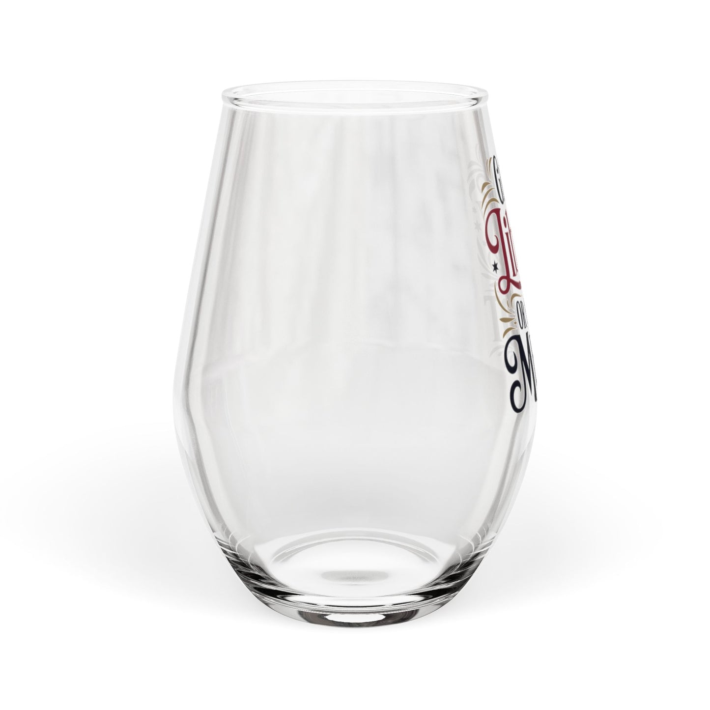 Give Me Liberty or Give Me Merlot Stemless Wine Glass, 11.75 oz, Anti Trump Gift, Freedom Gift, Patriotic Gift, Gift for Democrat