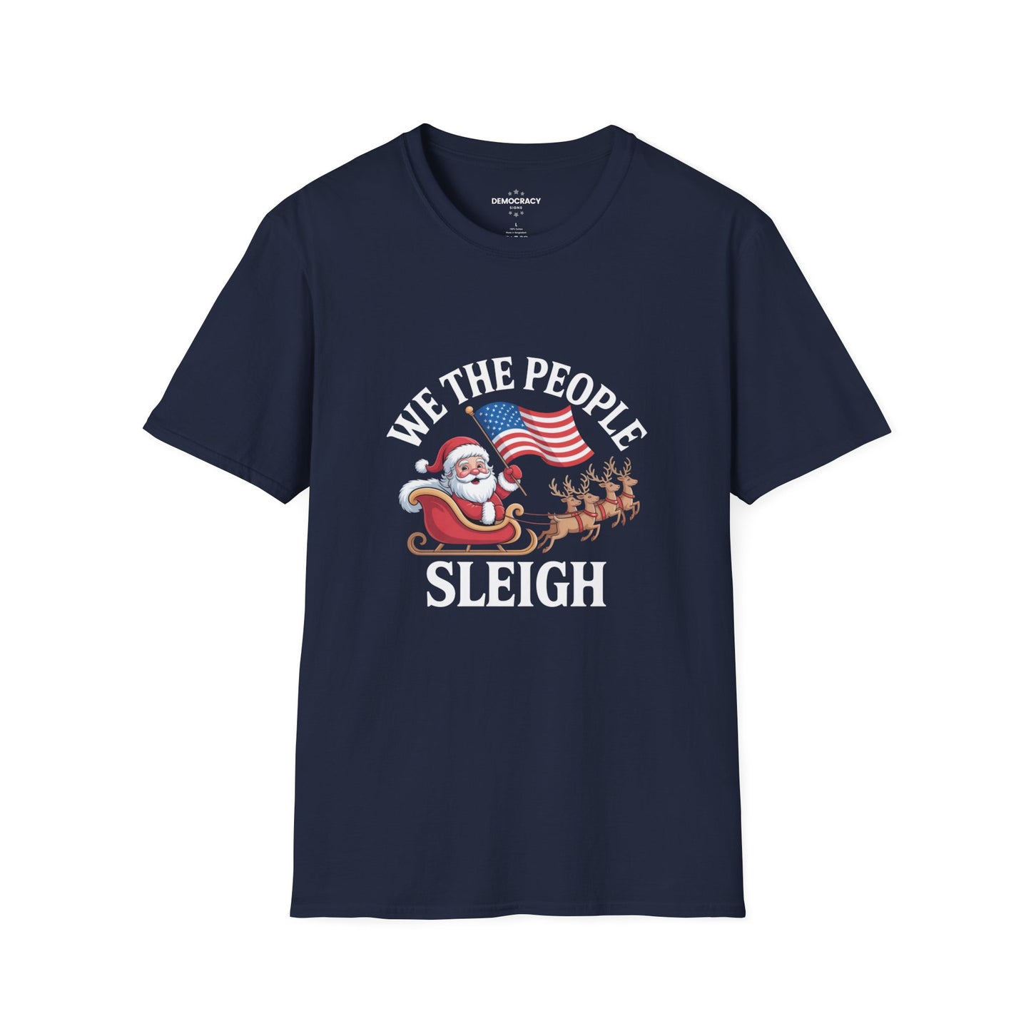 We the People Sleigh Tshirt, Unisex, Multiple Colors, Merry Resistmas Shirt, Holiday Tshirt, Holiday Shirt, Christmas Tshirt, Free Shipping
